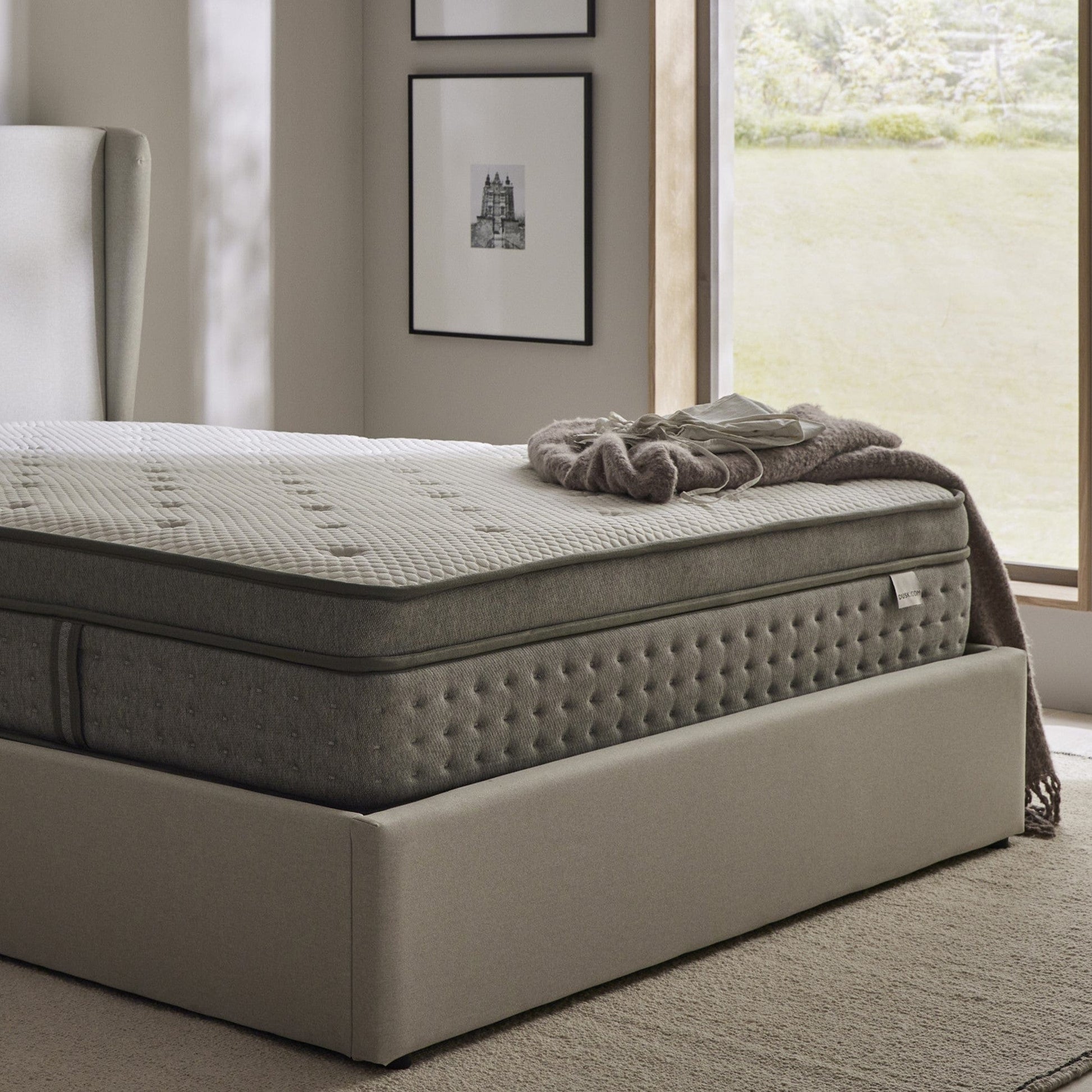 Memory Foam 4,000 Pocket Sprung Hybrid Mattress - Medium/Firm - DUSK