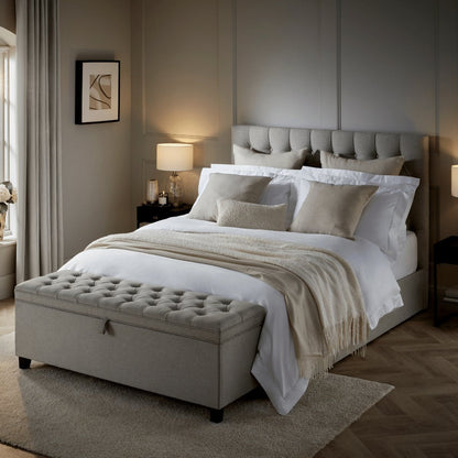 Middleton Ottoman Storage Bed - Natural - DUSK