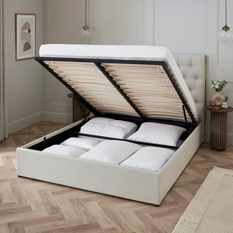 Middleton Ottoman Bed Frame - Natural – DUSK