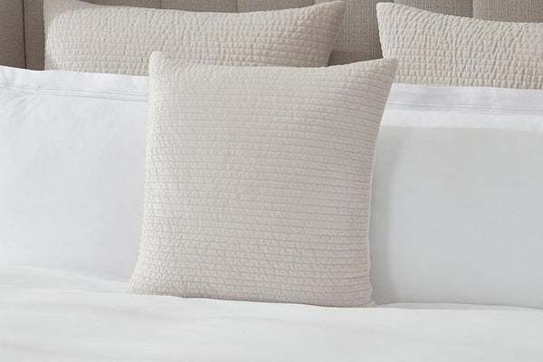 Milan Textured Matte Velvet Cushion Cover - Champagne - DUSK