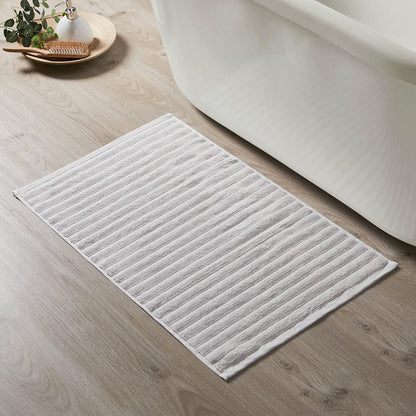 Monaco Supreme Cotton Bath Mat - Light Grey - DUSK