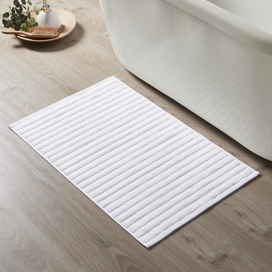 Monaco Supreme Cotton Bath Mat - White - DUSK
