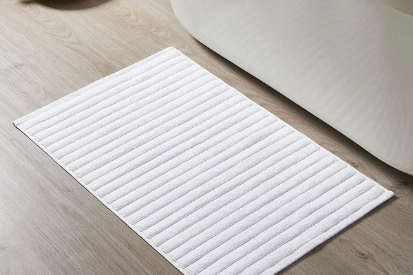 Monaco Supreme Cotton Bath Mat - White - DUSK