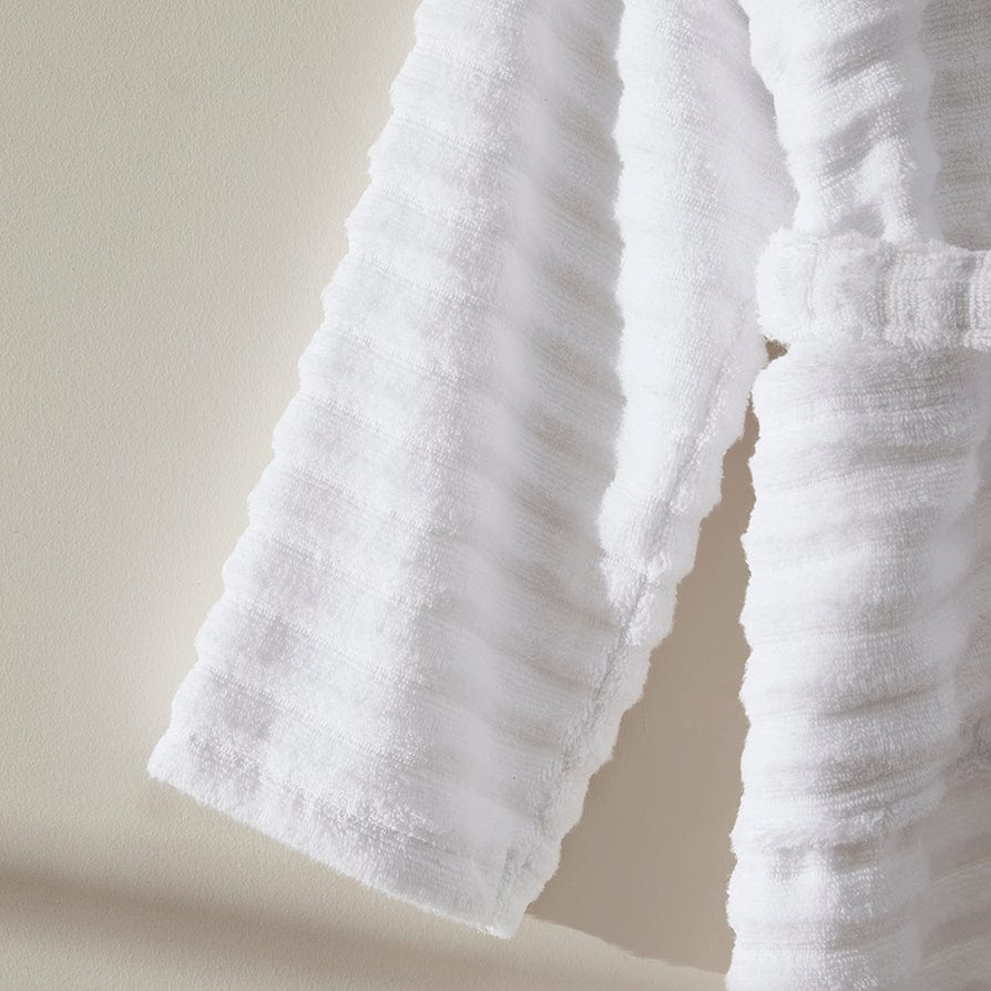 Monaco Supreme Cotton Robe - White - DUSK