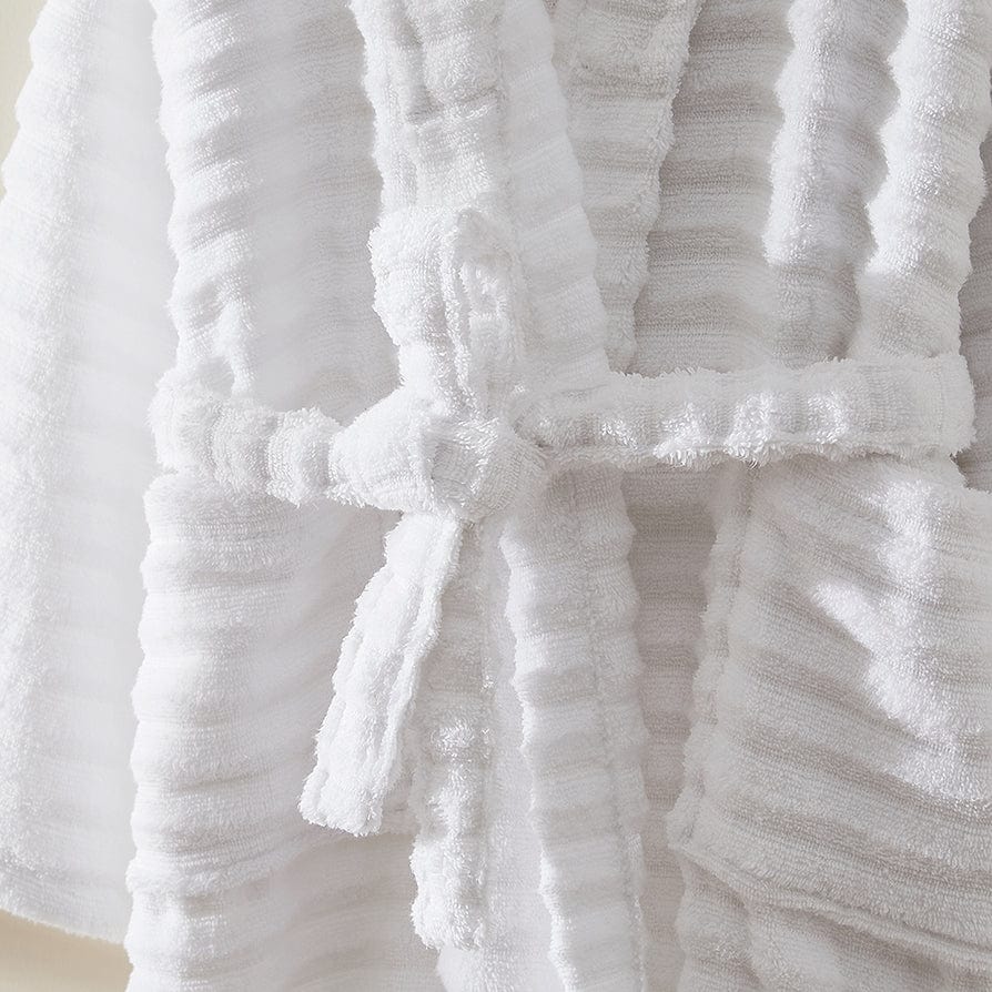 Monaco Supreme Cotton Robe - White - DUSK