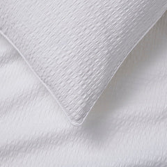 Mykonos Duvet Cover - 200 TC - Cotton - White - DUSK