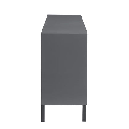 Nova Large Sideboard with Drawers - Charcoal - DUSK