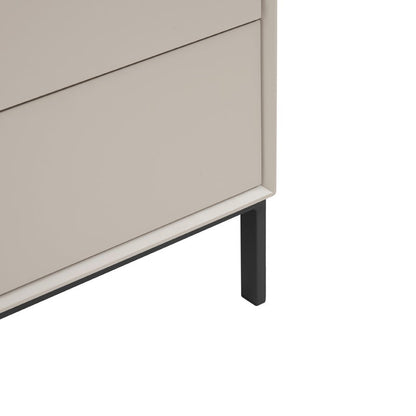 Nova Large Sideboard with Drawers - Taupe - DUSK