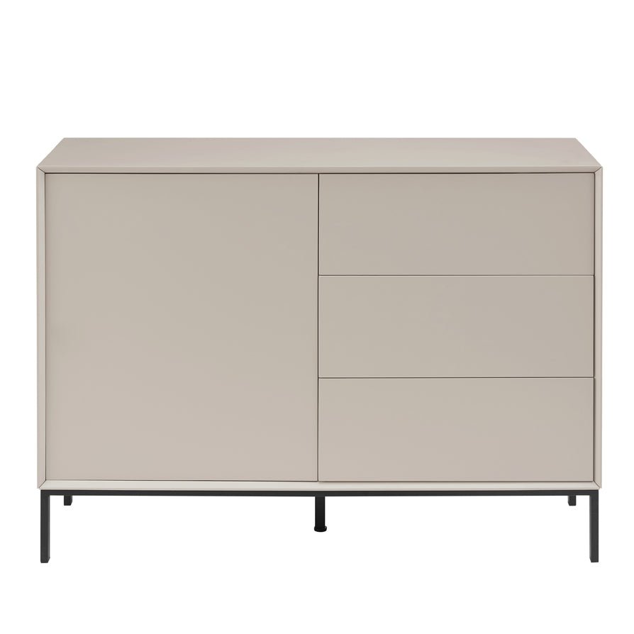Nova Small Sideboard with Drawers - Taupe - DUSK