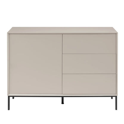 Nova Small Sideboard with Drawers - Taupe - DUSK