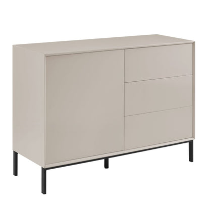Nova Small Sideboard with Drawers - Taupe - DUSK