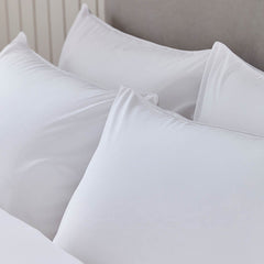 Pair of Cambridge Pillowcases - 200 TC - Cotton - White - DUSK
