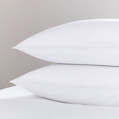 Pair of Cambridge Pillowcases - 200 TC - Cotton - White - DUSK