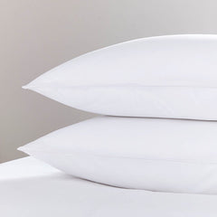 Pair of Cambridge Pillowcases - 200 TC - Cotton - White - DUSK