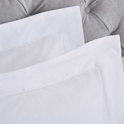 Pair of Chelsea Oxford Pillowcases - 200 TC - Cotton - White - DUSK