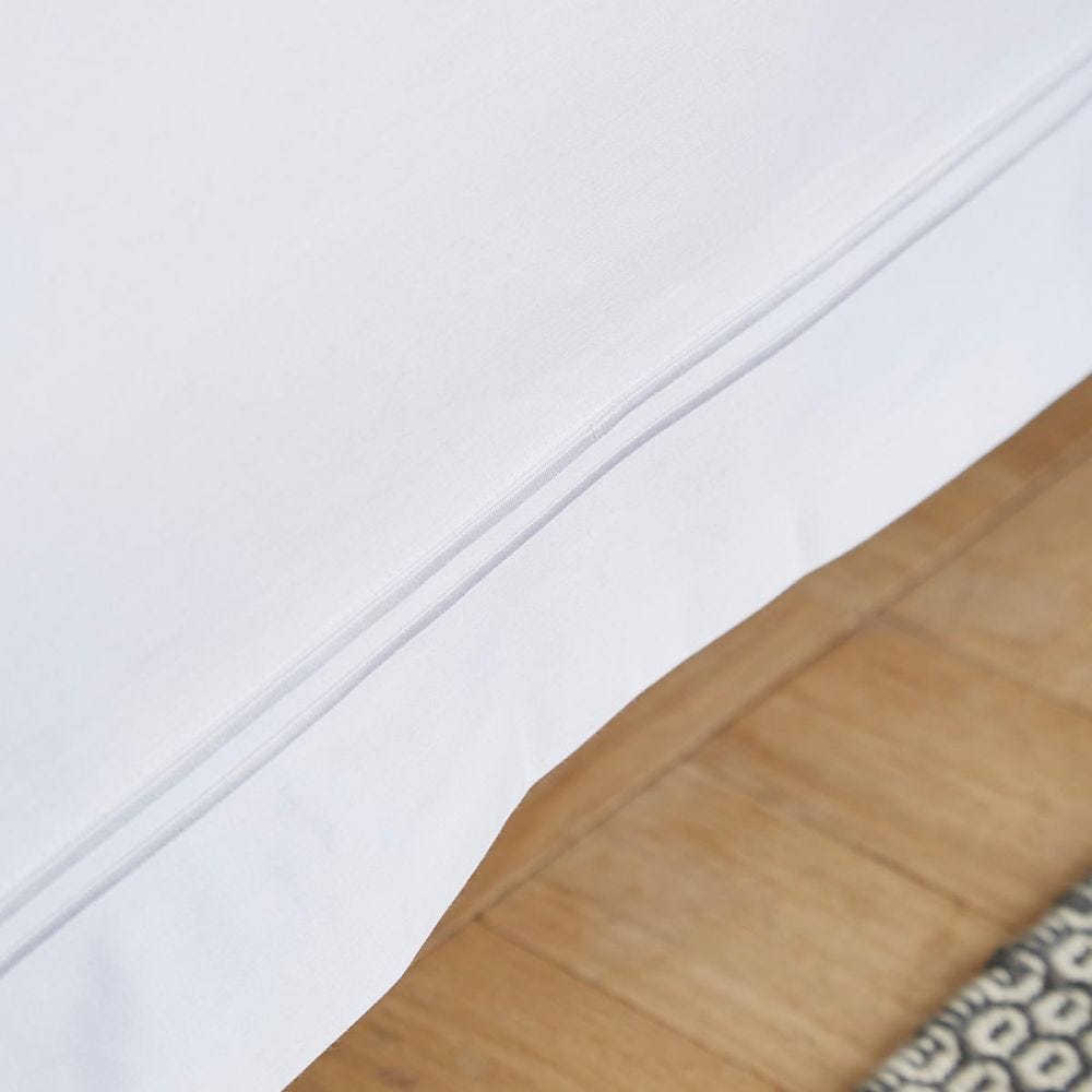 Pair of Kensington Classic Pillowcases - 800 TC - Egyptian Cotton - White - DUSK