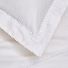 Pair of Knightsbridge Pillowcases - 600 TC - Egyptian Cotton - White - DUSK