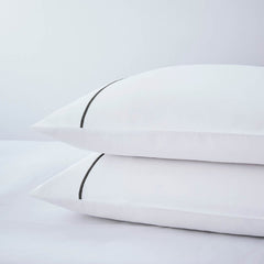 Pair of Mayfair Classic Pillowcases - 400 TC - Egyptian Cotton - Black - DUSK