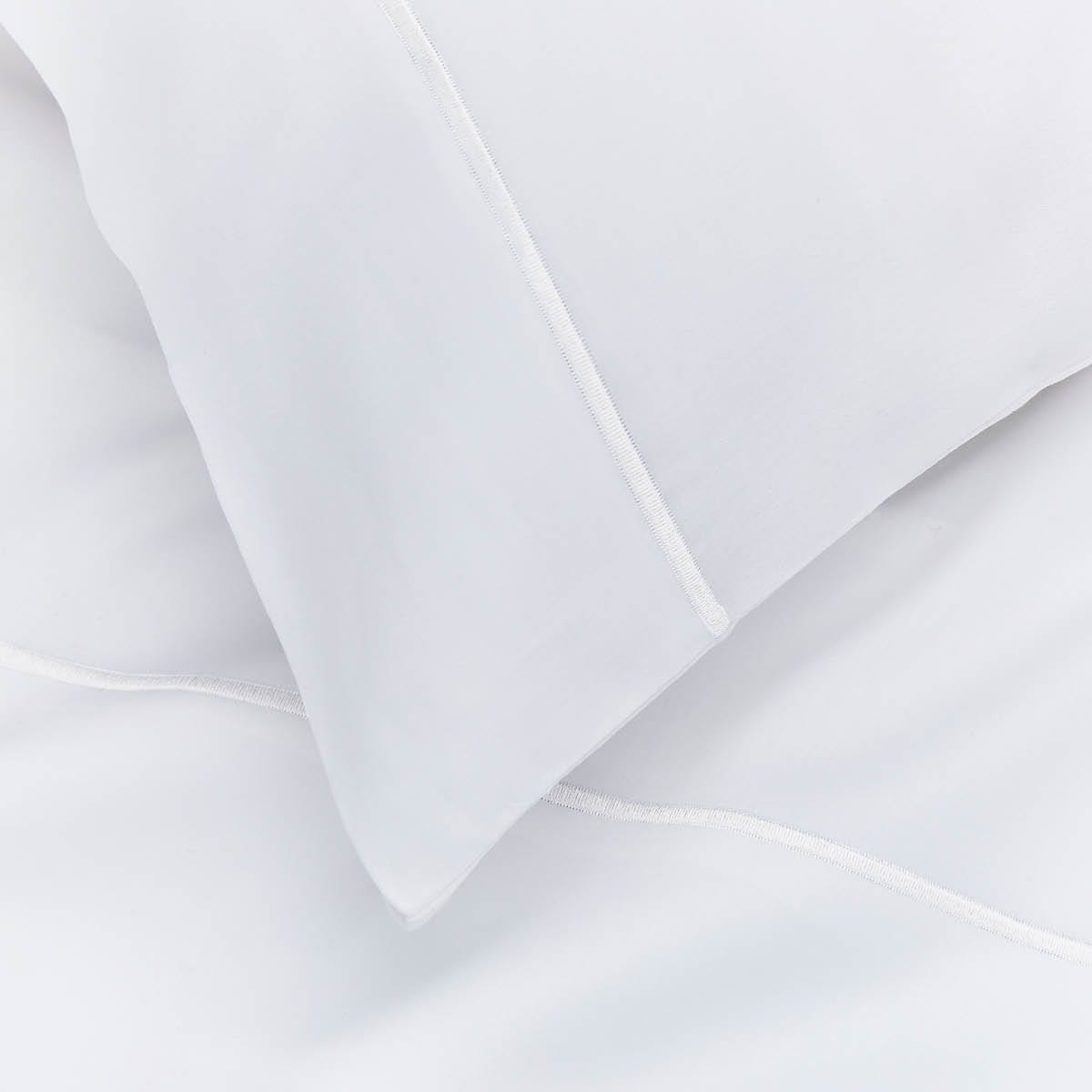 Pair of Mayfair Classic Pillowcases - 400 TC - Egyptian Cotton - White - DUSK