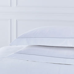 Pair of Mayfair Oxford Pillowcases - 400 TC - Egyptian Cotton - Grey - DUSK