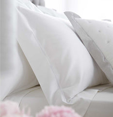 Pair of Mayfair Oxford Pillowcases - 400 TC - Egyptian Cotton - White - DUSK