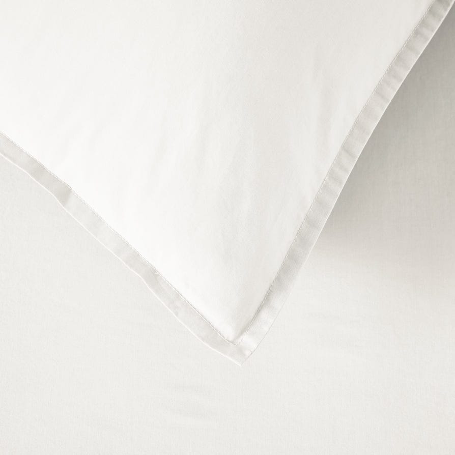 Pair of Pillowcases - 200 TC - Washed Cotton - Off White - DUSK
