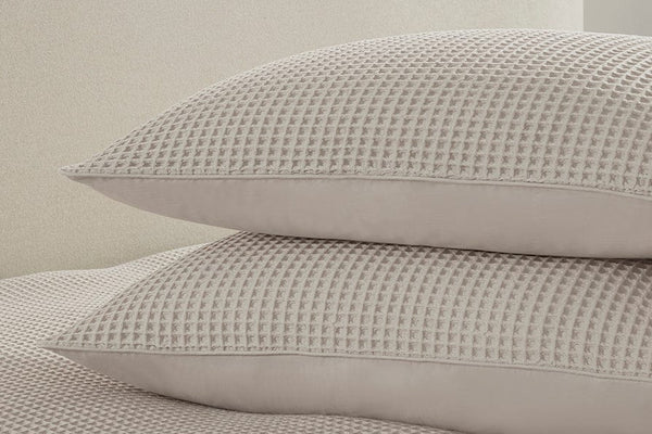 Pair of Portofino Pillowcases - 200 TC - Cotton - Natural - DUSK