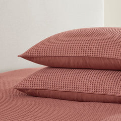 Pair of Portofino Pillowcases - 200 TC - Cotton - Rust - DUSK