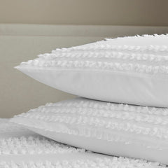 Pair Of Seville Pillowcases - 200 TC - White - DUSK