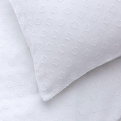 Pair Of Syros Classic Pillowcases - 200 TC - Cotton - White - DUSK