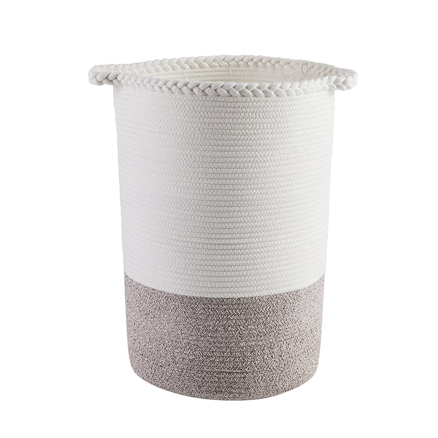 Plait Rope Storage Basket - Off White/Natural - DUSK