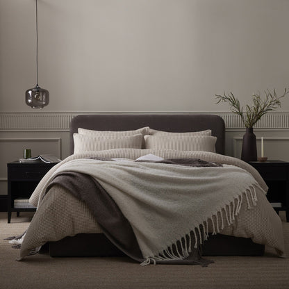 Portofino Duvet Cover - 200 TC - Cotton - Natural - DUSK