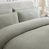 Portofino Waffle Duvet Cover - 200 TC - Cotton - Sage Green - DUSK