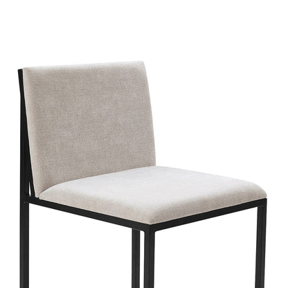 Rae Set Of 2 Barstools - Chenille - Light Natural - DUSK