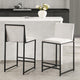 Rae Set Of 2 Barstools - Chenille - Light Natural - DUSK