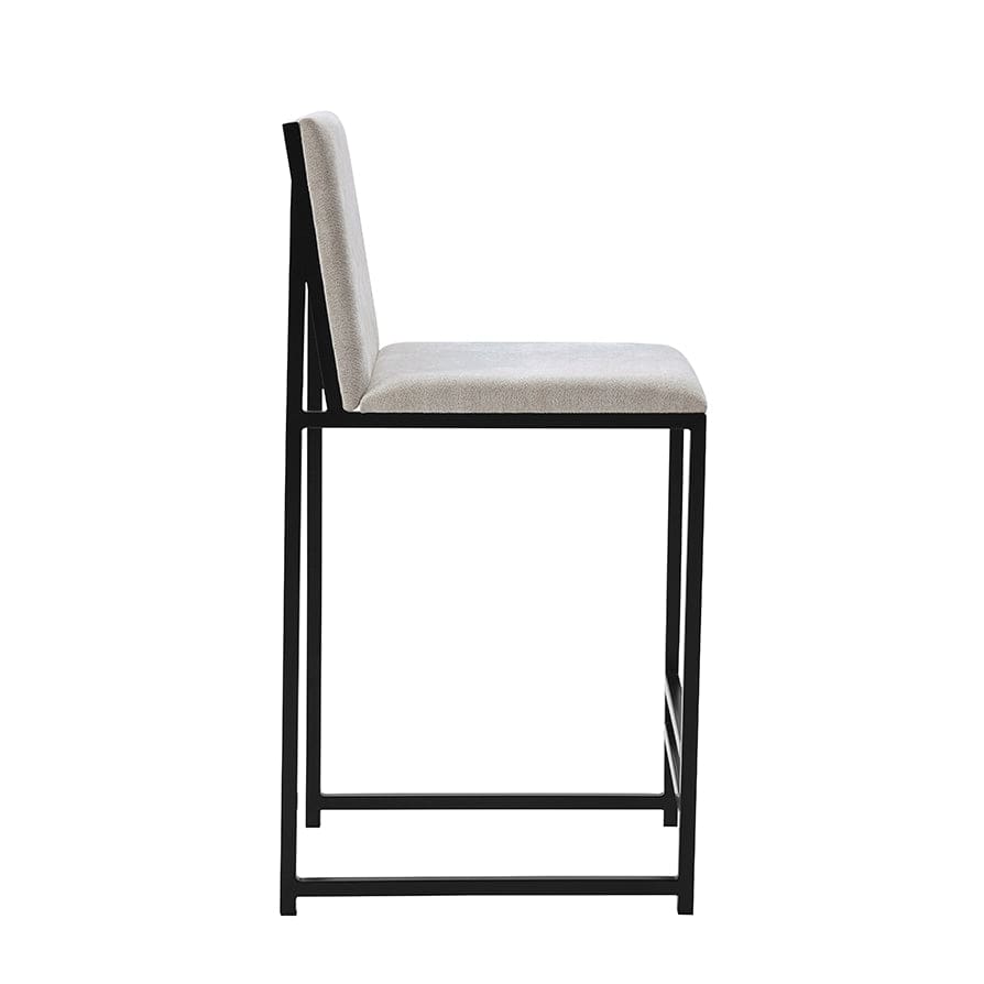 Rae Set Of 2 Barstools - Chenille - Light Natural - DUSK