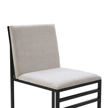 Rae Set Of 2 Dining Chairs - Chenille - Light Natural - DUSK