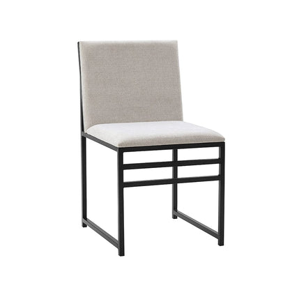 Rae Set Of 2 Dining Chairs - Chenille - Light Natural - DUSK