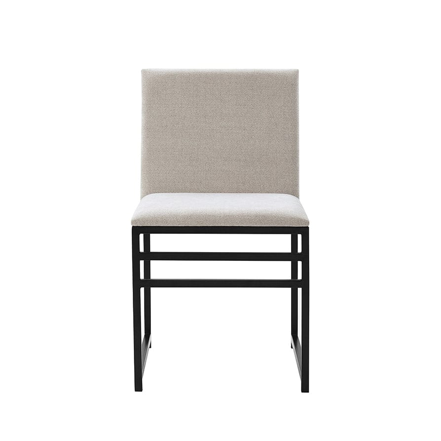 Rae Set Of 2 Dining Chairs - Chenille - Light Natural - DUSK