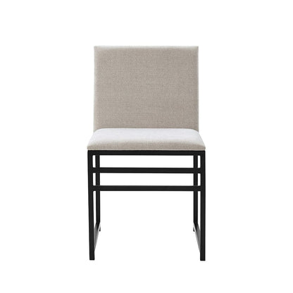 Rae Set Of 2 Dining Chairs - Chenille - Light Natural - DUSK