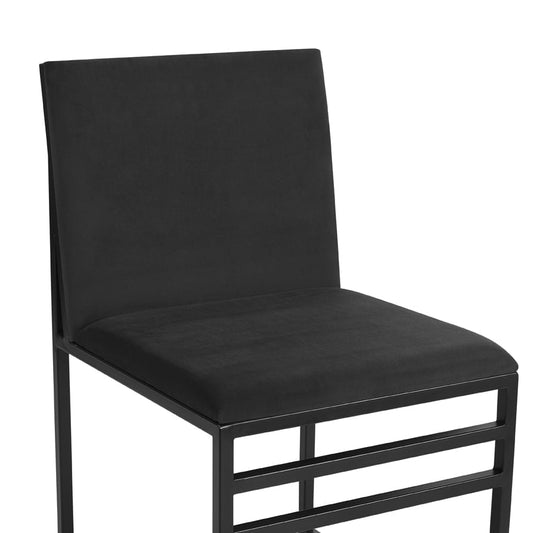 Rae Set of 2 Dining Chairs - Velvet - Charcoal - DUSK