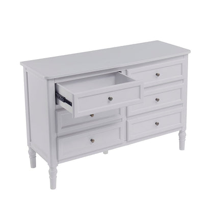 Ruby 6 Drawer Chest - Washed Stone - DUSK