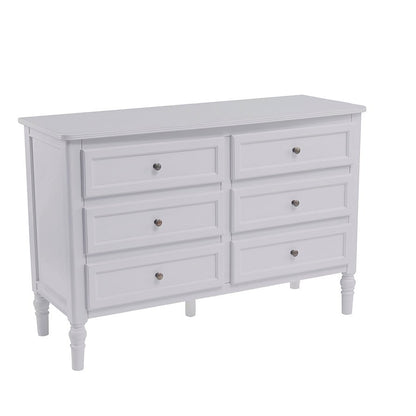 Ruby 6 Drawer Chest - Washed Stone - DUSK