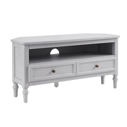 Ruby Corner TV Unit - Washed Stone - DUSK