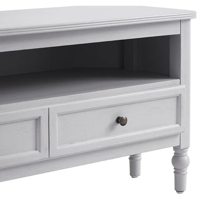 Ruby Corner TV Unit - Washed Stone - DUSK
