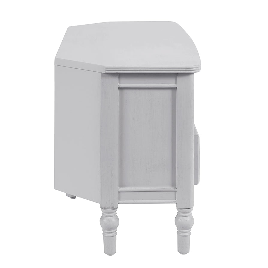 Ruby Corner TV Unit - Washed Stone - DUSK