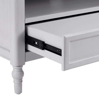 Ruby Corner TV Unit - Washed Stone - DUSK