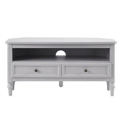Ruby Corner TV Unit - Washed Stone - DUSK