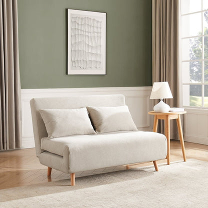 Seattle Double Click Clack Sofa Bed - Corduroy - Pebble - DUSK