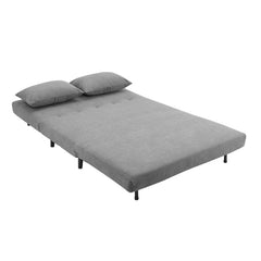 Seattle Double Click Clack Sofa Bed - Grey - DUSK